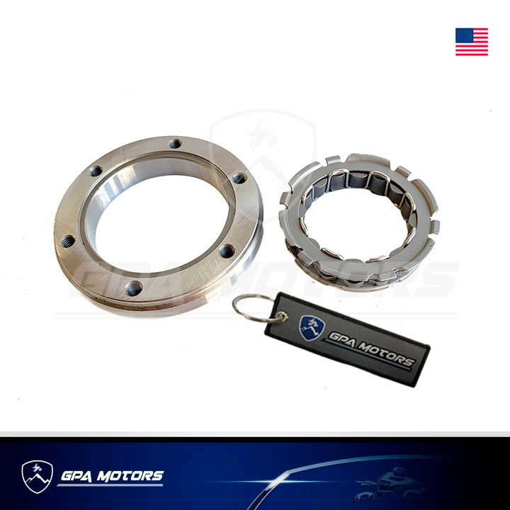 One Way Bearing Starter Clutch Gear & Gasket For Yamaha Grizzly 660 (2002)