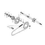 Rear Wheel Axle fit Honda Sportrax TRX400EX / 400X 1999-2014