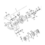 Rear Brake Caliper WITH PADS For Yamaha Rhino 660 YXR660 2004-2007