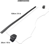 Half Windshield Tough PC Fits Can Am Commander 800 / 1000 (2011-2023)