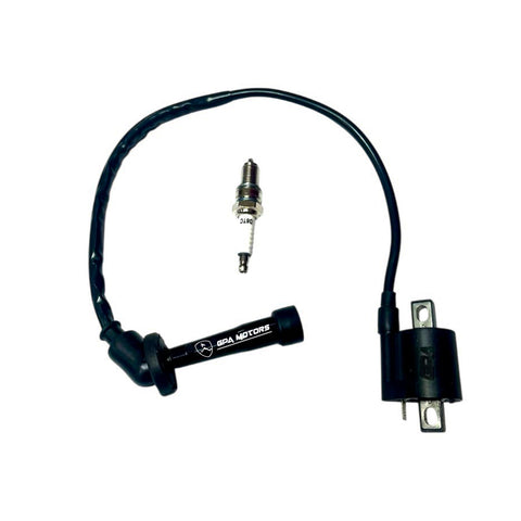 Ignition Coil with Connector Fits Yamaha Grizzly Raptor Rhino YFM660 YXR660 (2001-2008)