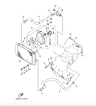 High Performance Radiator Cooling Fan fits Yamaha Grizzly 660 YFM660F (2002-2008)