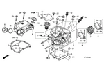 Cylinder Head Fits Honda Rancher Foreman TRX420 TRX500 (2009-2024)