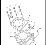 Cylinder Bolts Cylinder fit Yamaha Raptor Grizzly Rhino 660 YFM660