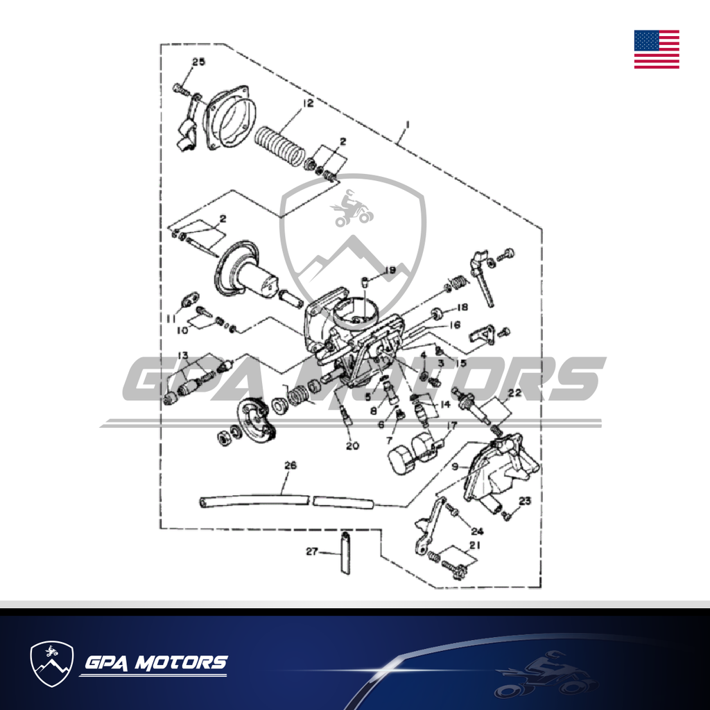 Yamaha virago 125 carburetor 2025