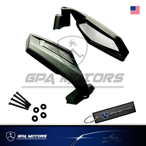 Rear View Side Mirrors Fits Can-Am Maverick X3 XRS XDS MAX (2017-2023)