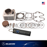 Cylinder Piston Gasket Top End Kit Fits Honda XR400R 1996-2004